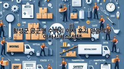 횡성군 공근면 수백리 이사 후기🏡 믿음직한 이사서비스 선택!